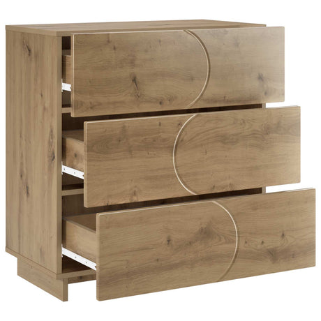 Wooden Chest Of 3 Drawers 70cm Wide - Vantage Home