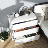 Wooden Chest Of 3 Drawers 73cm H x 80cm W - Velmora