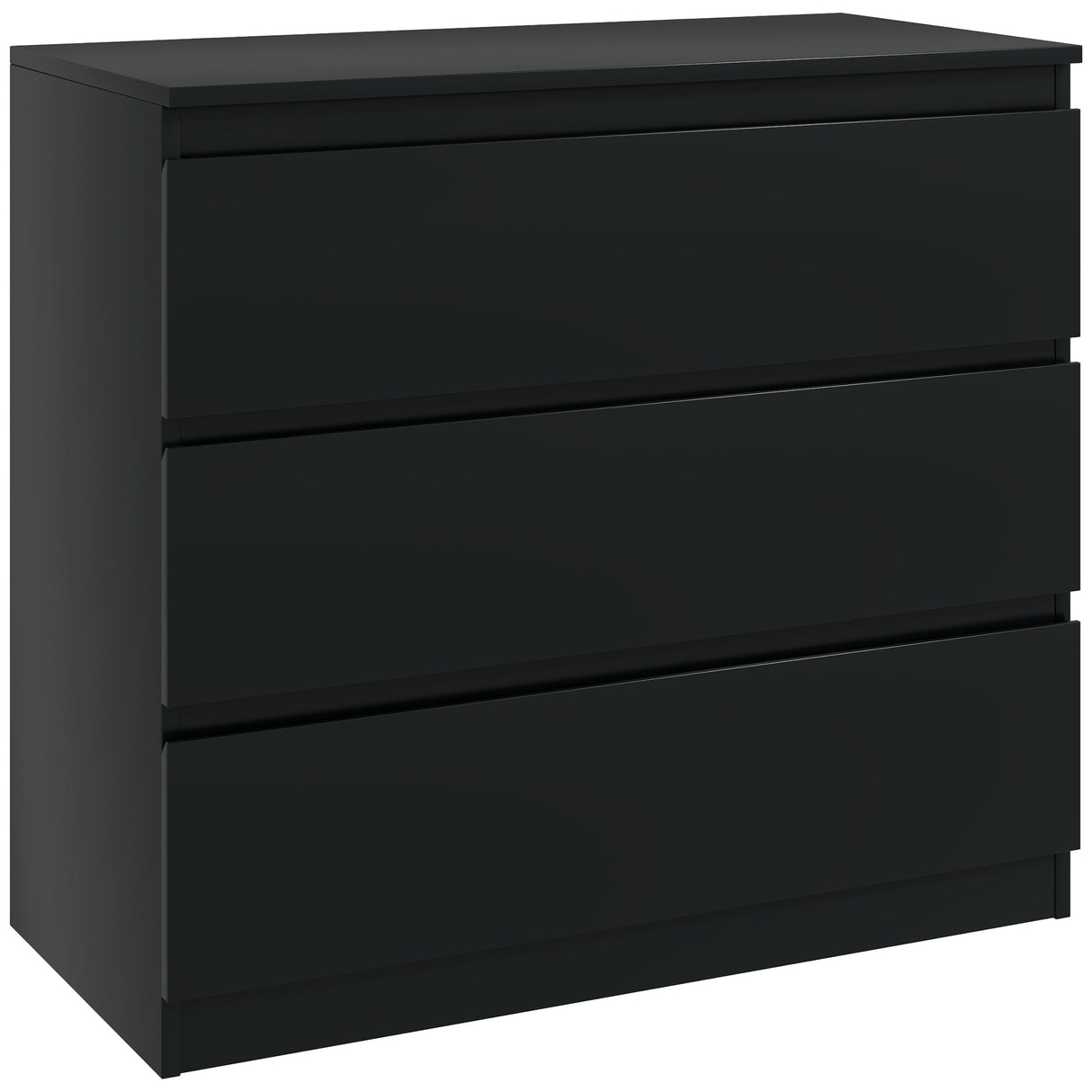 Wooden Chest Of 3 Drawers 73cm H x 80cm W - Velmora
