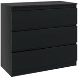 Wooden Chest Of 3 Drawers 73cm H x 80cm W - Velmora