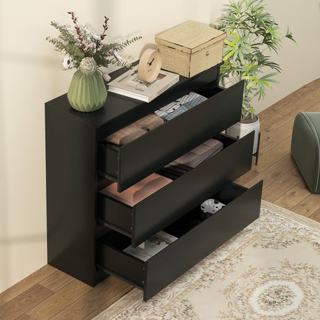 Wooden Chest Of 3 Drawers 73cm H x 80cm W - Velmora