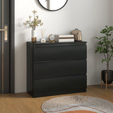 Wooden Chest Of 3 Drawers 73cm H x 80cm W - Velmora