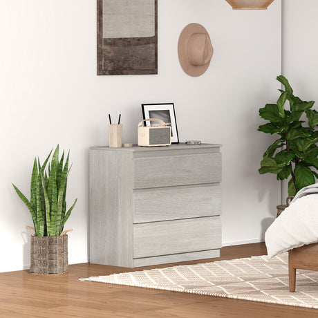 Wooden Chest Of 3 Drawers 73cm H x 80cm W - Velmora