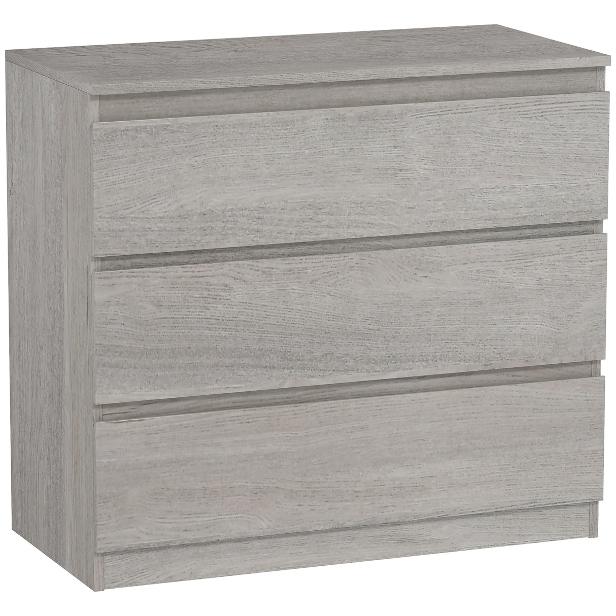 Wooden Chest Of 3 Drawers 73cm H x 80cm W - Velmora