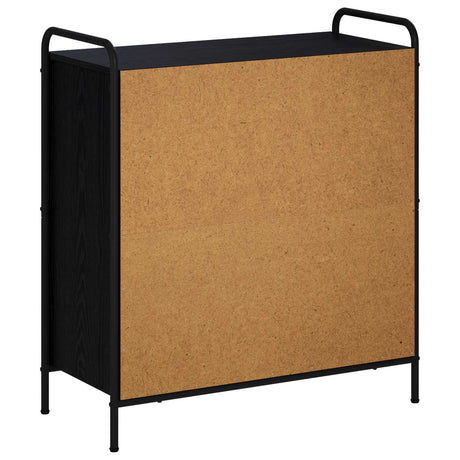 Wooden Chest Of 3 Drawers 73cm Wide With Steel Frame - Vantage Home