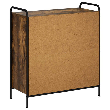 Wooden Chest Of 3 Drawers 73cm Wide With Steel Frame - Vantage Home
