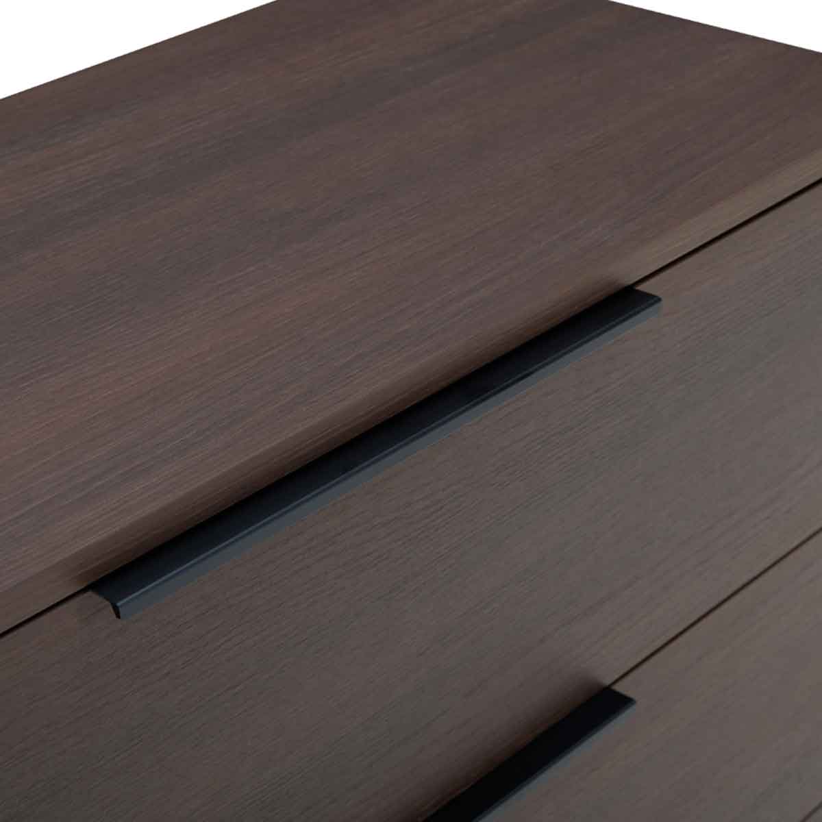 Wooden Chest Of 3 Drawers 80cm Wide - Luna