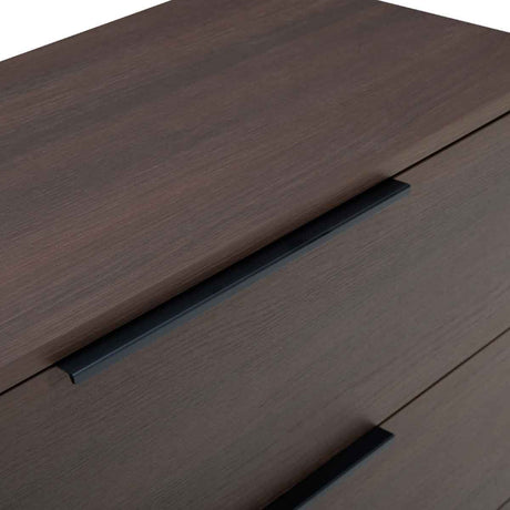 Wooden Chest Of 3 Drawers 80cm Wide - Luna