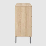 Wooden Chest Of 3 Drawers 80cm Wide - Luna