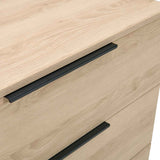 Wooden Chest Of 3 Drawers 80cm Wide - Luna