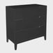 Wooden Chest Of 3 Drawers 80cm Wide - Orchid