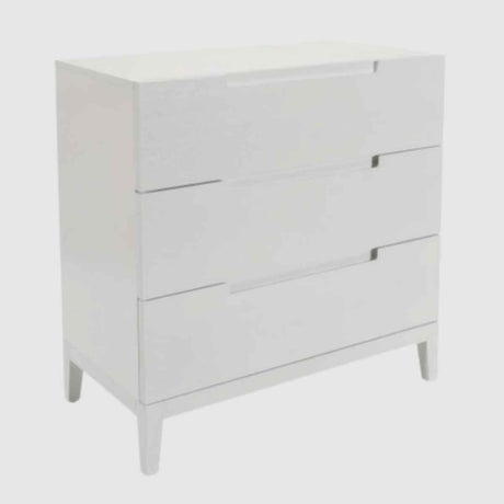 Wooden Chest Of 3 Drawers 80cm Wide - Orchid