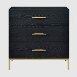 Wooden Chest Of 3 Drawers 80cm Wide - Tulip