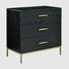 Wooden Chest Of 3 Drawers 80cm Wide - Tulip