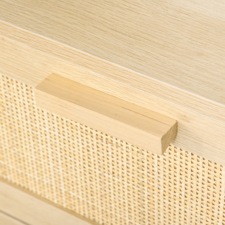 Wooden Chest Of 3 Drawers 80cm Wide - Velmora