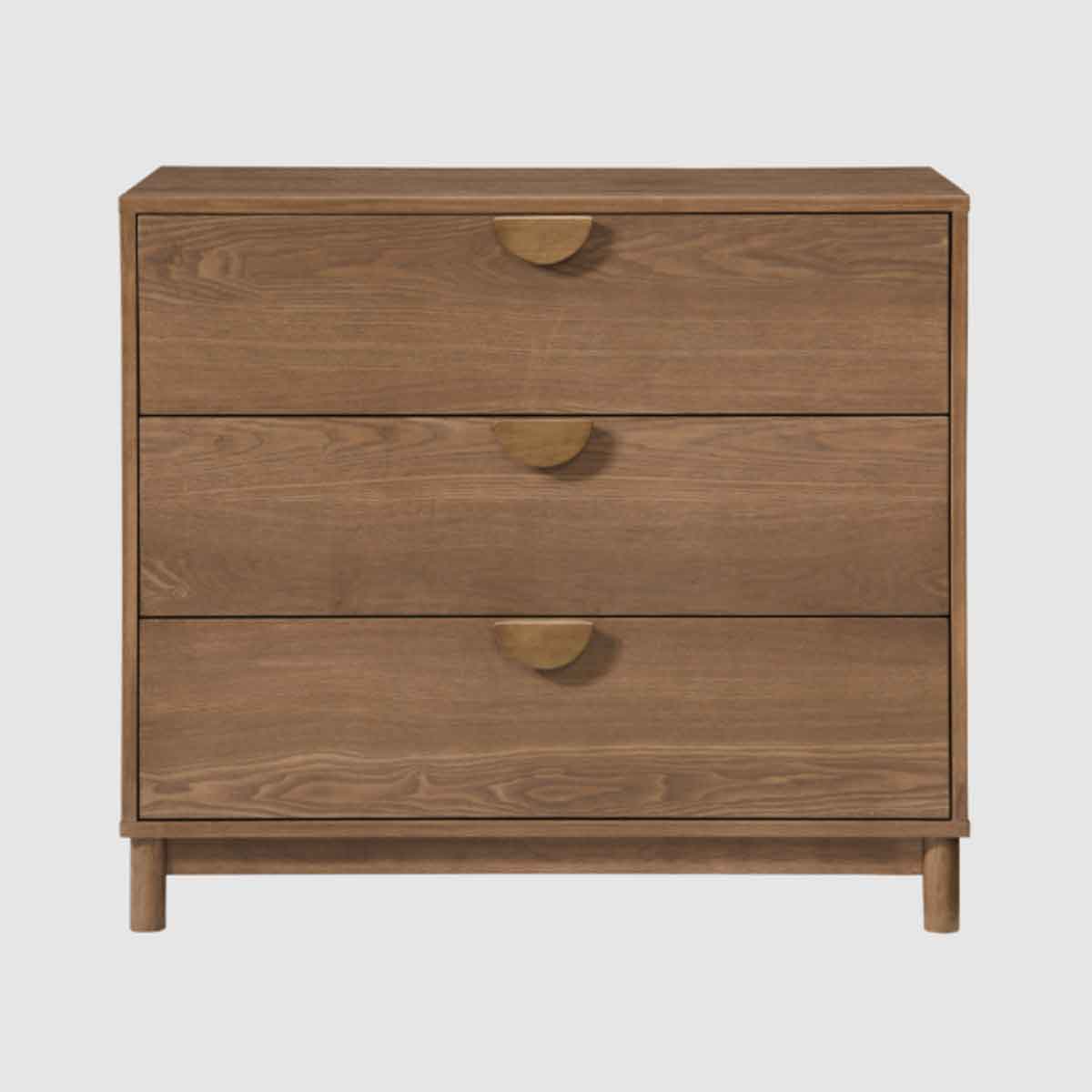 Wooden Chest Of 3 Drawers 85cm Wide - Arc