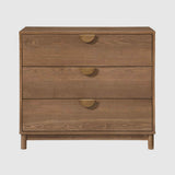 Wooden Chest Of 3 Drawers 85cm Wide - Arc