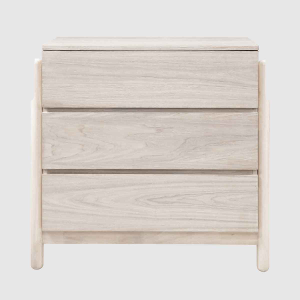 Wooden Chest Of 3 Drawers 85cm Wide - Whisper