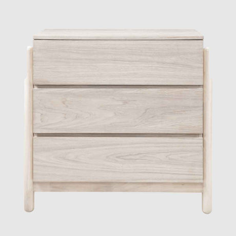 Wooden Chest Of 3 Drawers 85cm Wide - Whisper