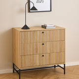 Wooden Chest Of 3 Drawers - Albany