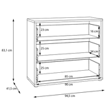 Wooden Chest Of 3 Drawers - Alice Springs