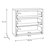 Wooden Chest Of 3 Drawers - Alice Springs