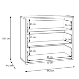 Wooden Chest Of 3 Drawers - Alice Springs