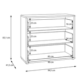 Wooden Chest Of 3 Drawers - Alice Springs