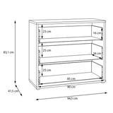 Wooden Chest Of 3 Drawers - Alice Springs