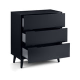Wooden Chest Of 3 Drawers - Alicia