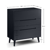 Wooden Chest Of 3 Drawers - Alicia