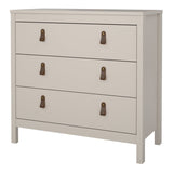 Wooden Chest Of 3 Drawers - Barcelona