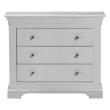 Wooden Chest Of 3 Drawers - Bordeaux