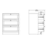 Wooden Chest Of 3 Drawers - Brande