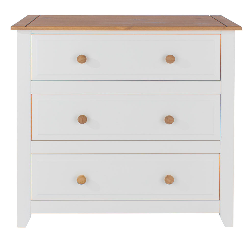 Wooden Chest Of 3 Drawers - Capri