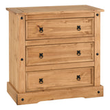 Wooden Chest Of 3 Drawers - Corona