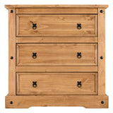 Wooden Chest Of 3 Drawers - Corona