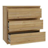 Wooden Chest of 3 Drawers - Edmore
