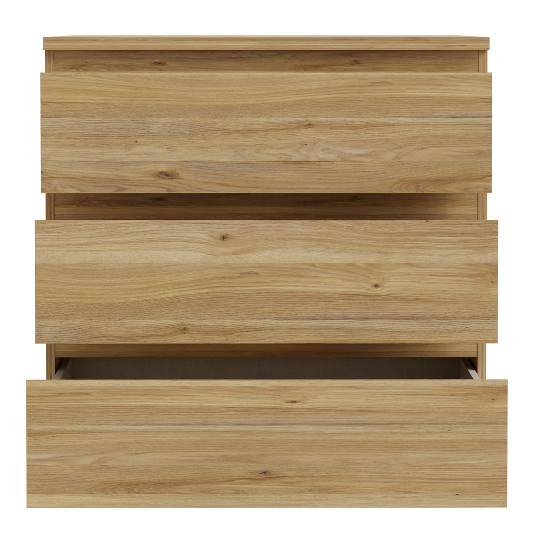 Wooden Chest of 3 Drawers - Edmore