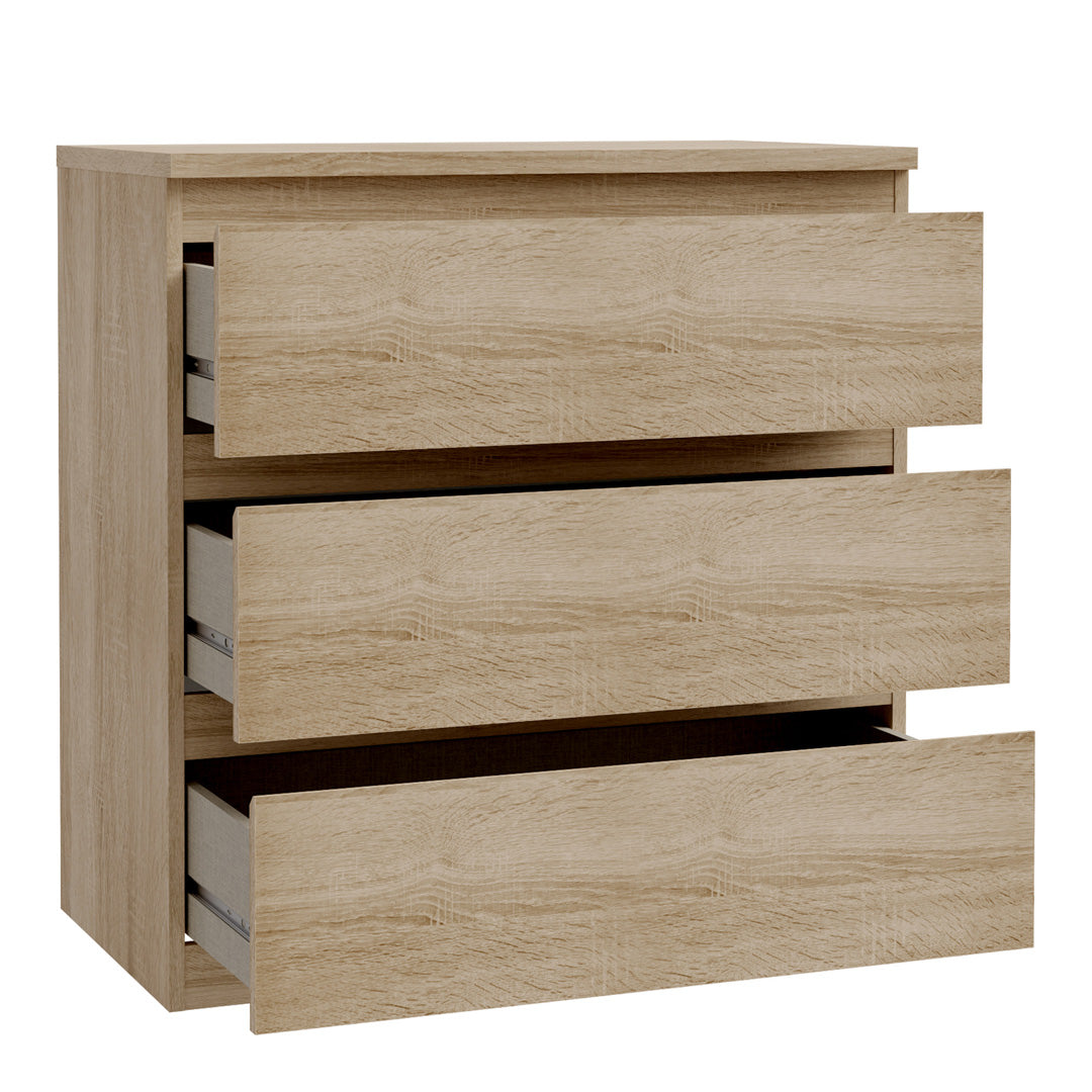Wooden Chest of 3 Drawers - Edmore