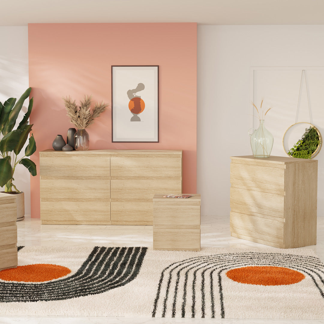 Wooden Chest of 3 Drawers - Edmore