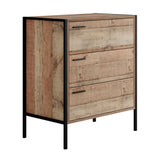 Wooden Chest Of 3 Drawers - Hoxton