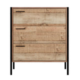 Wooden Chest Of 3 Drawers - Hoxton