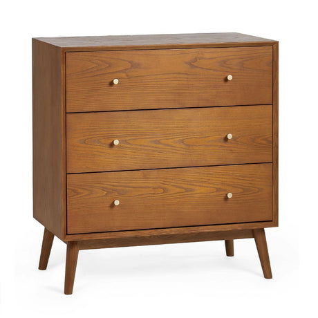 Wooden Chest Of 3 Drawers - Lowry