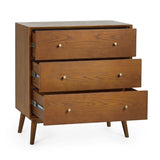 Wooden Chest Of 3 Drawers - Lowry