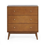 Wooden Chest Of 3 Drawers - Lowry