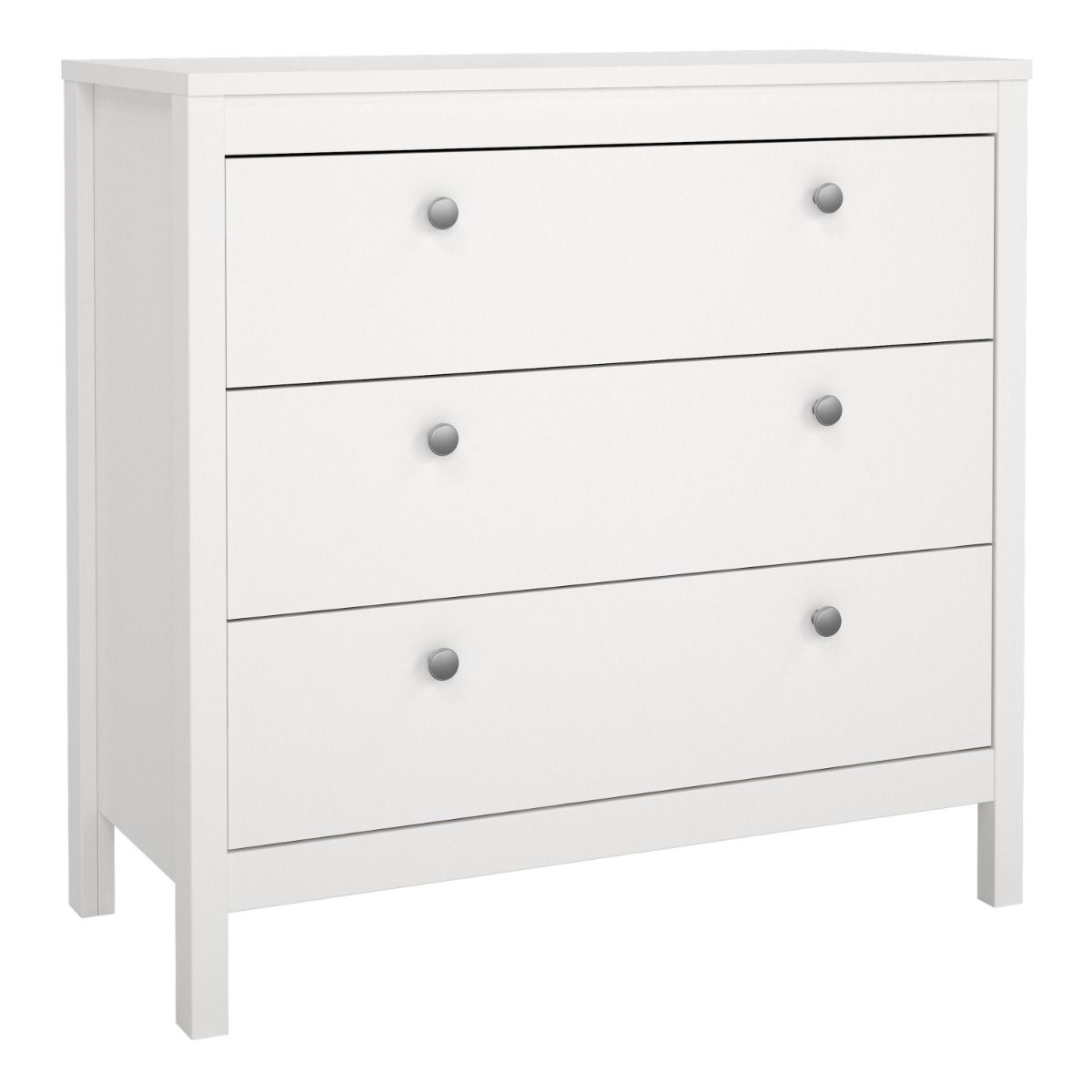 Wooden Chest Of 3 Drawers - Madrid