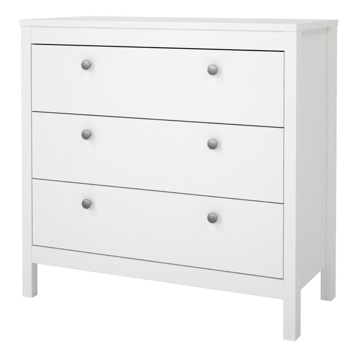 Wooden Chest Of 3 Drawers - Madrid