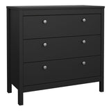 Wooden Chest Of 3 Drawers - Madrid