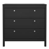 Wooden Chest Of 3 Drawers - Madrid